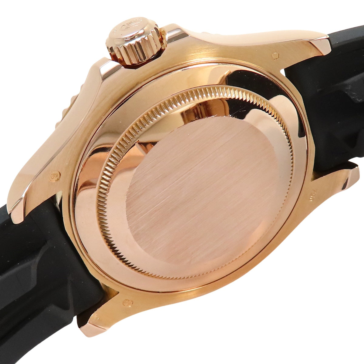 116655 游艇名仕型40型 玫瑰金/橡胶表带 随机编号 自动上链 黑色