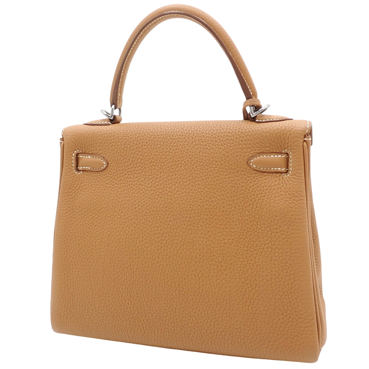 Kelly 25(内缝线)Togo,钯金配件,金色 D 形印章