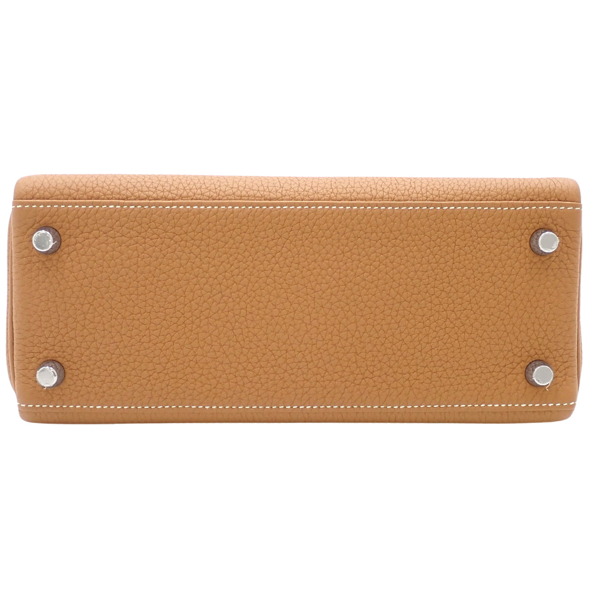 Kelly 25(内缝线)Togo,钯金配件,金色 D 形印章