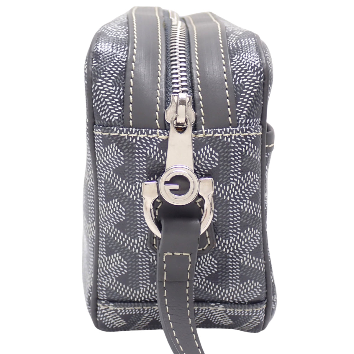 Cup Vert PM Bag in PVC and Goyardine Canvas