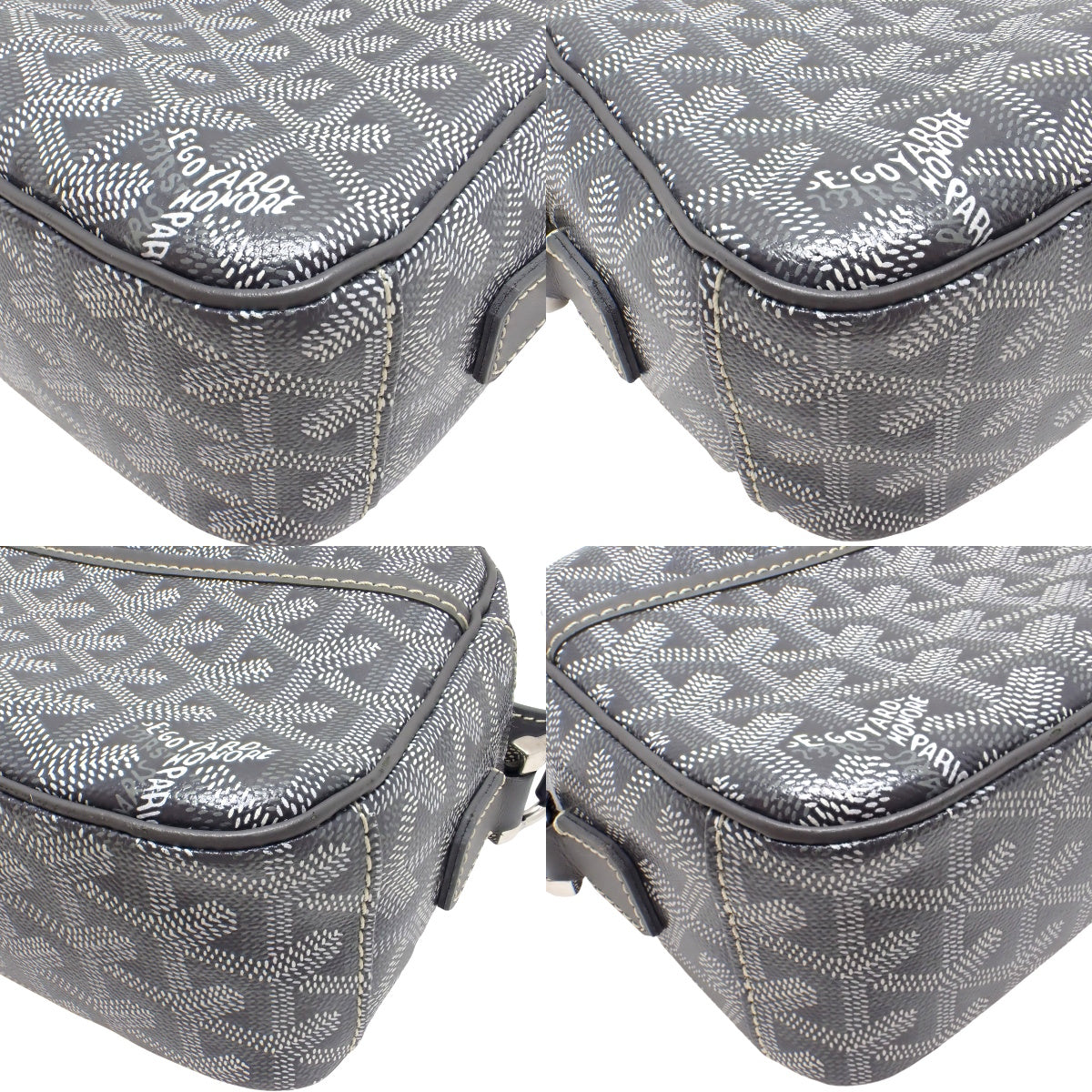 Cup Vert PM Bag in PVC and Goyardine Canvas