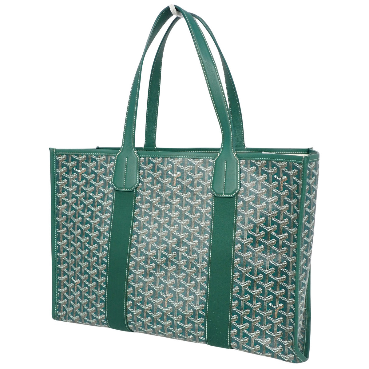 Villete MM PVC Goyardine Canvas, Green