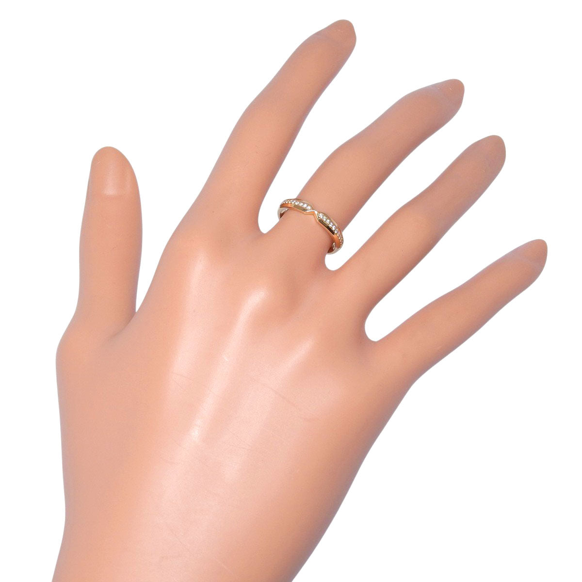 Nesting Narrow Band Ring, Diamond, Yellow Gold (YG)