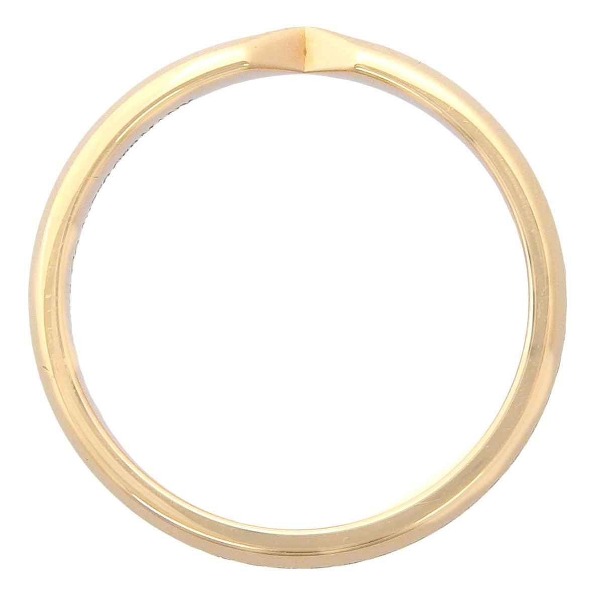 Nesting Narrow Band Ring, Diamond, Yellow Gold (YG)