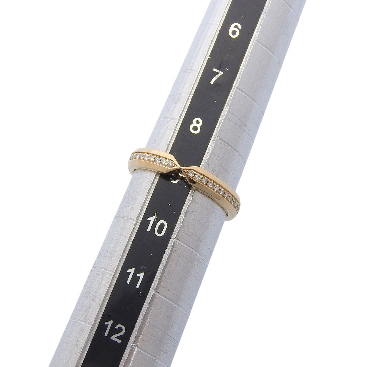 Nesting Narrow Band Ring, Diamond, Yellow Gold (YG)