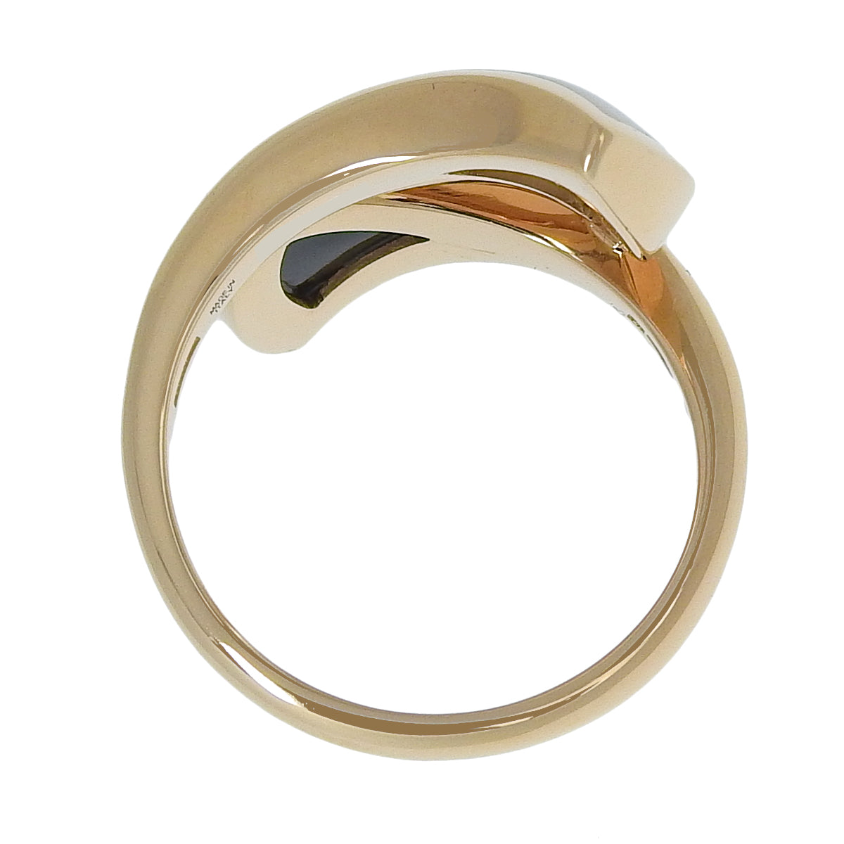Diva Dream Ring, Onyx/Mother-of-Pearl, K18 Pink Gold (PG)