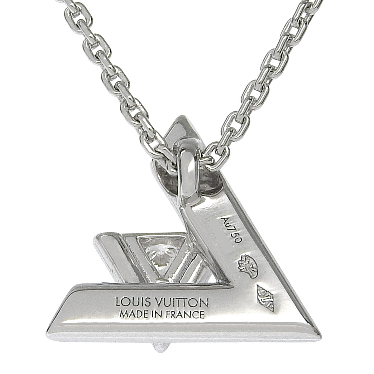 LV Volt One PM 钻石吊坠,18K 白金款