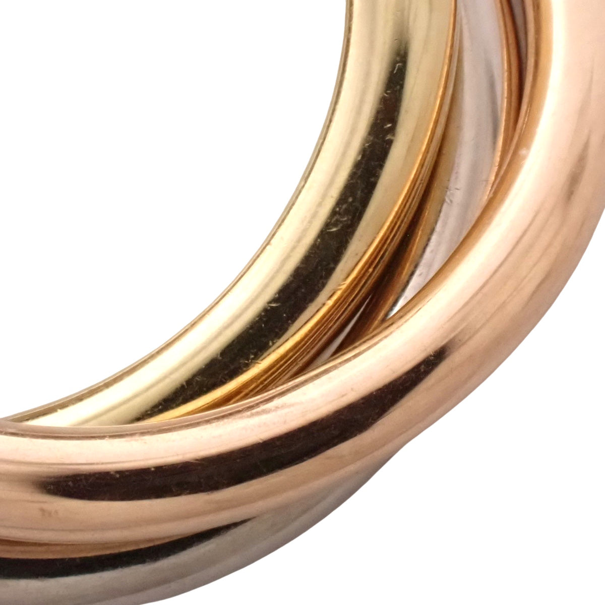 三位一体项链 钻石 K18 白金 WG K18 粉红金 PG K18 黄金 线状钻石