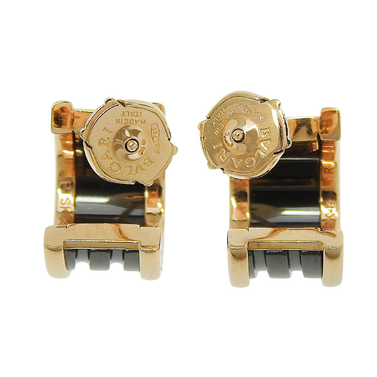 B.zero1 Earrings, Pink Gold (K18PG), Ceramic (CE)