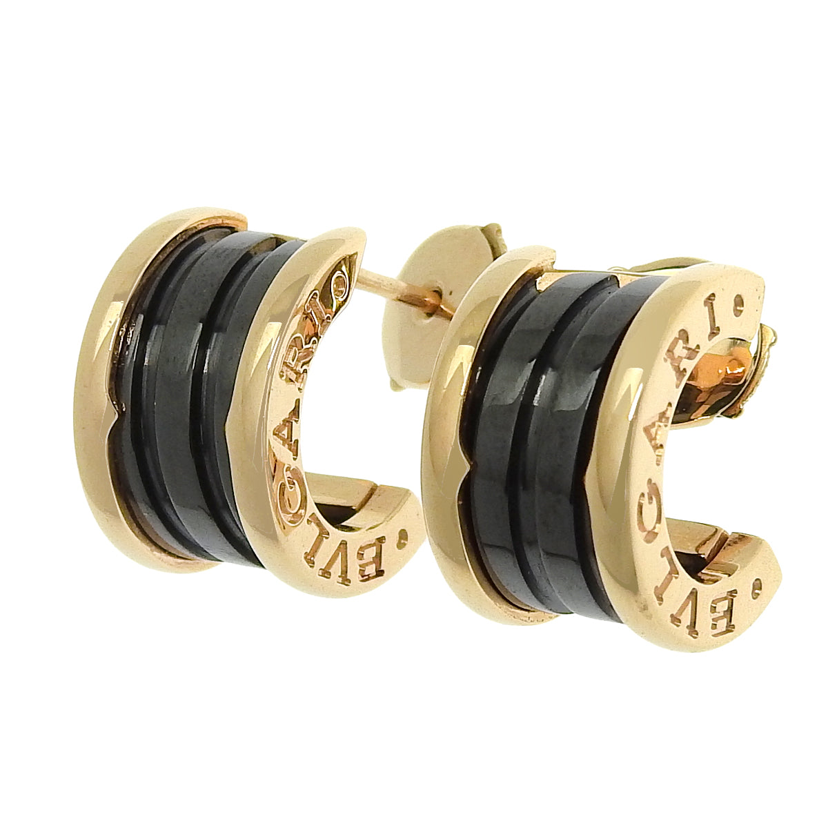 B.zero1 Earrings, Pink Gold (K18PG), Ceramic (CE)