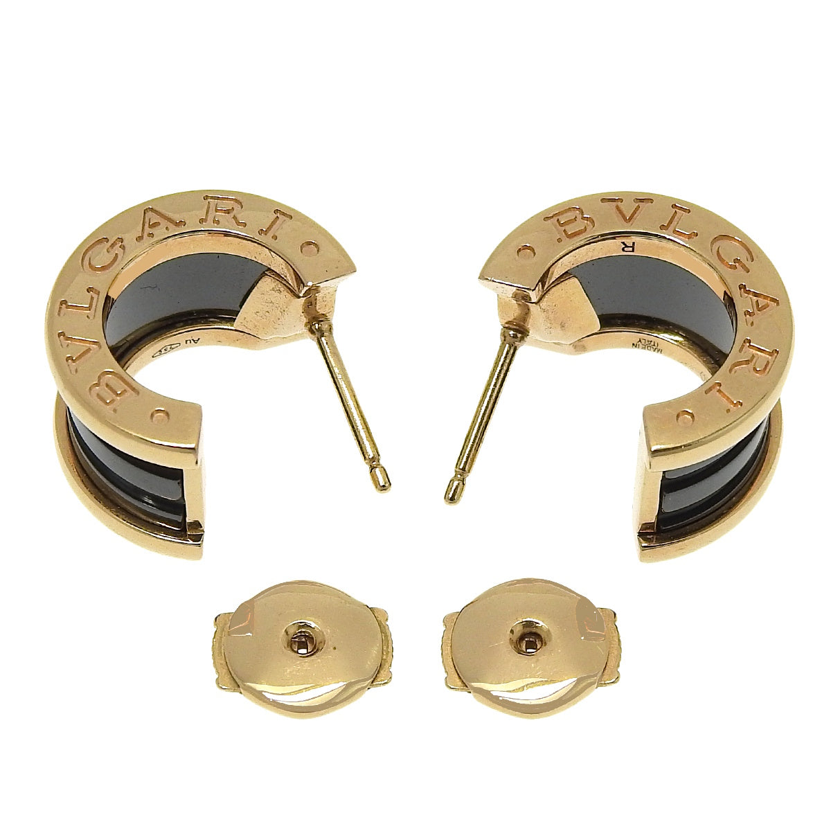 B.zero1 Earrings, Pink Gold (K18PG), Ceramic (CE)