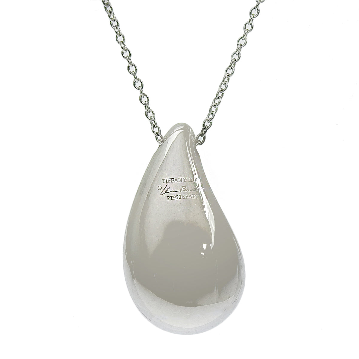 ティアドロップ ペンダント ダイヤモンド プラチナ Pt950