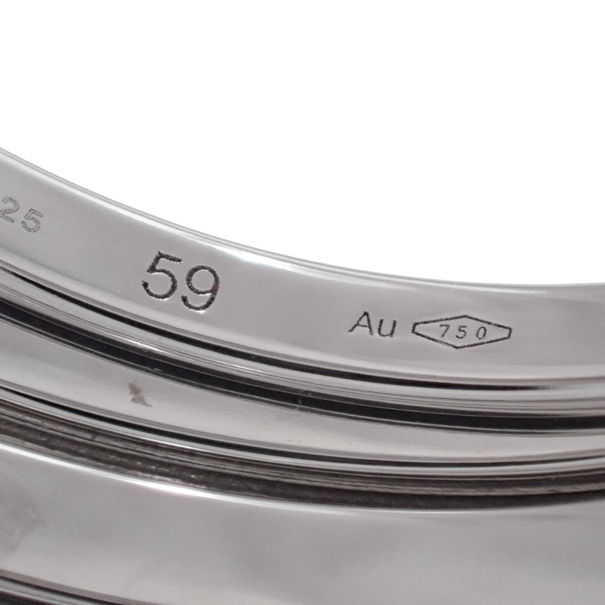 B-zero1 B-zero1 Diamond Ring 359706 K18 White Gold WG B-zero1 Size 18 (58)