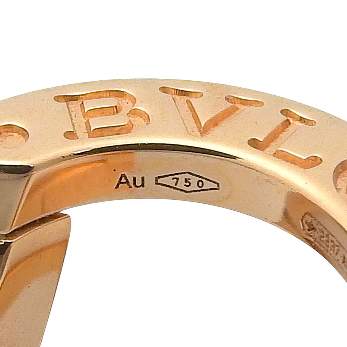 B.zero1 Earrings 346464 K18 Pink Gold PG White Ceramic