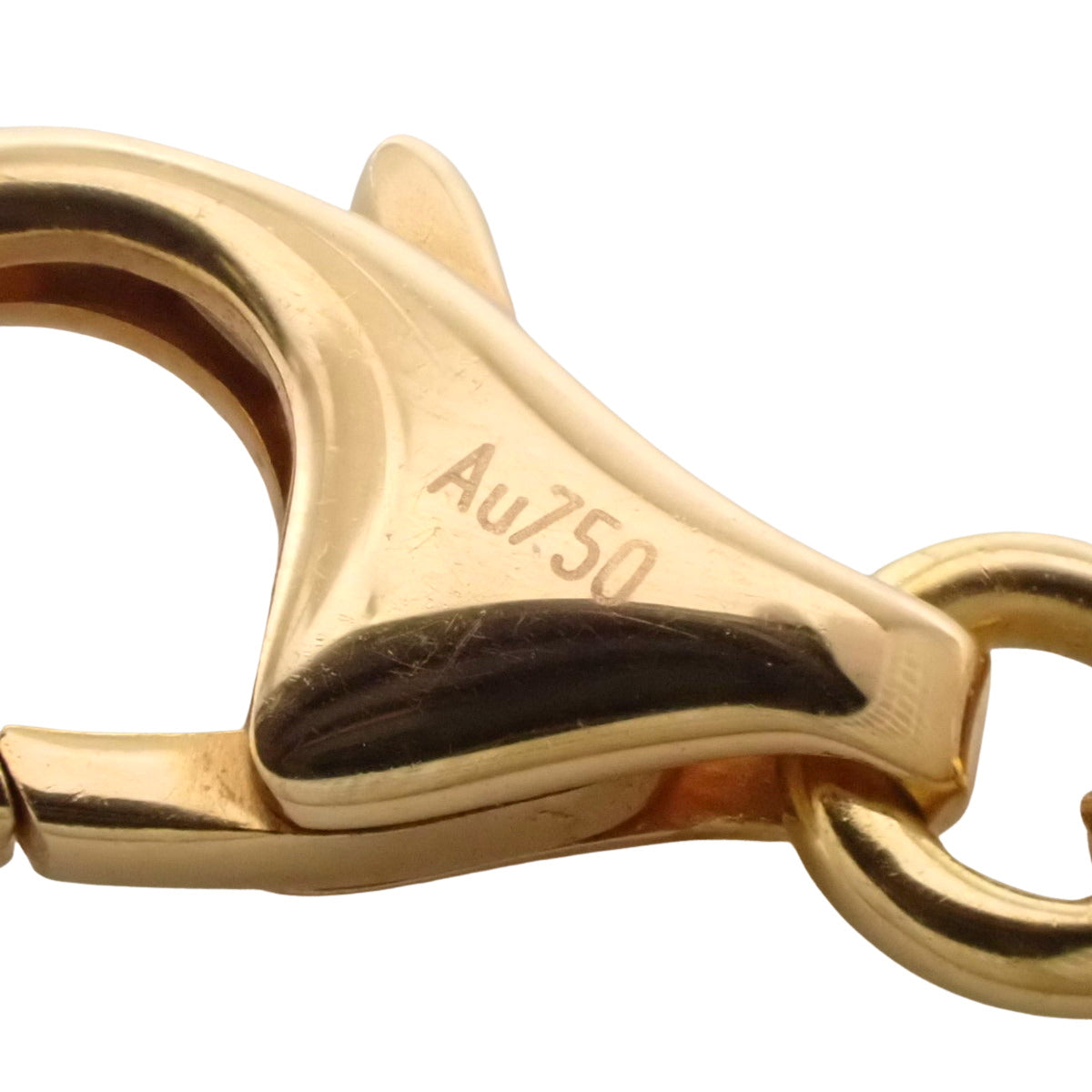 Love ネックレス セミパヴェ ダイヤモンド K18 ピンクゴールド PG ベビーラブ