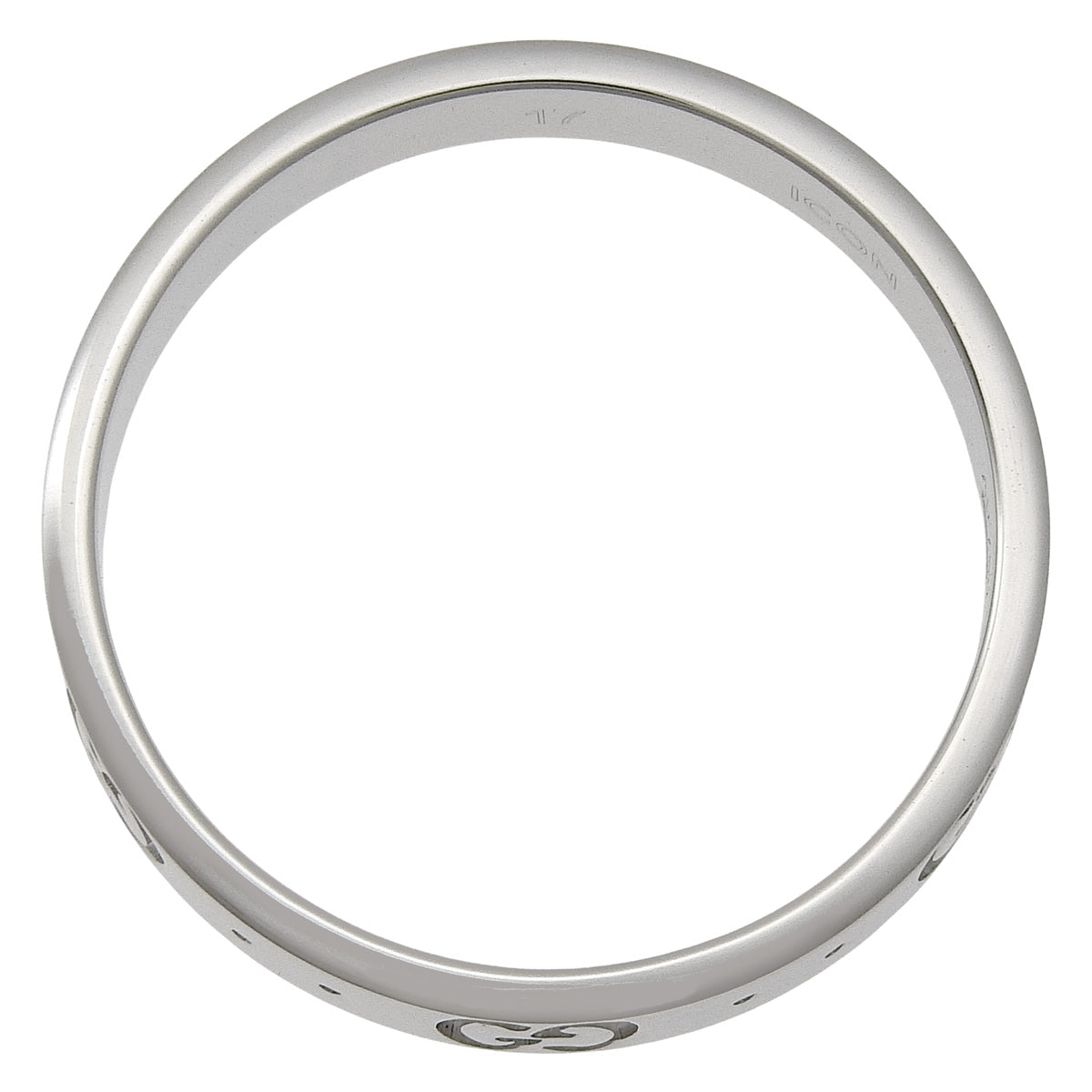 アイコン リング ホワイトゴールド K18WG