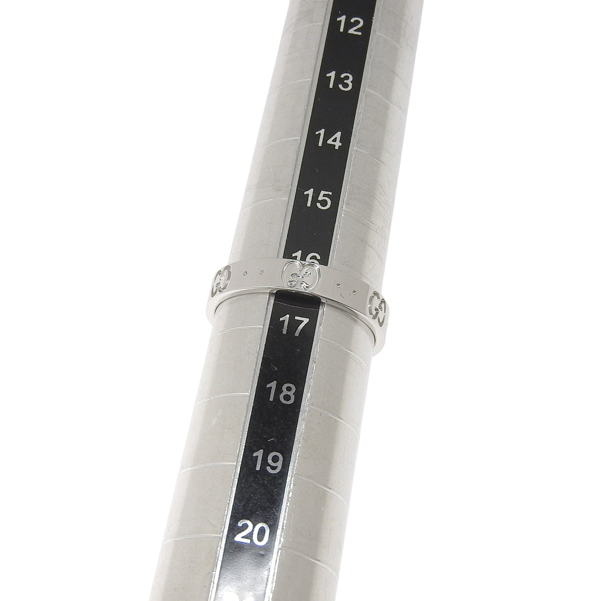 アイコン リング ホワイトゴールド K18WG