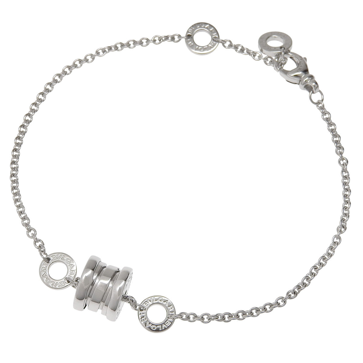 ビー・ゼロワン エレメント ブレスレット ホワイトゴールド K18WG