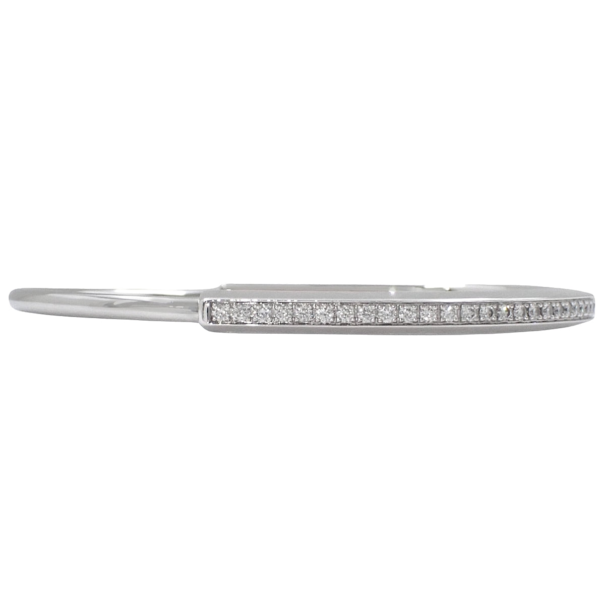 Narrow Bangle Diamond D1.09 White Gold K18WG