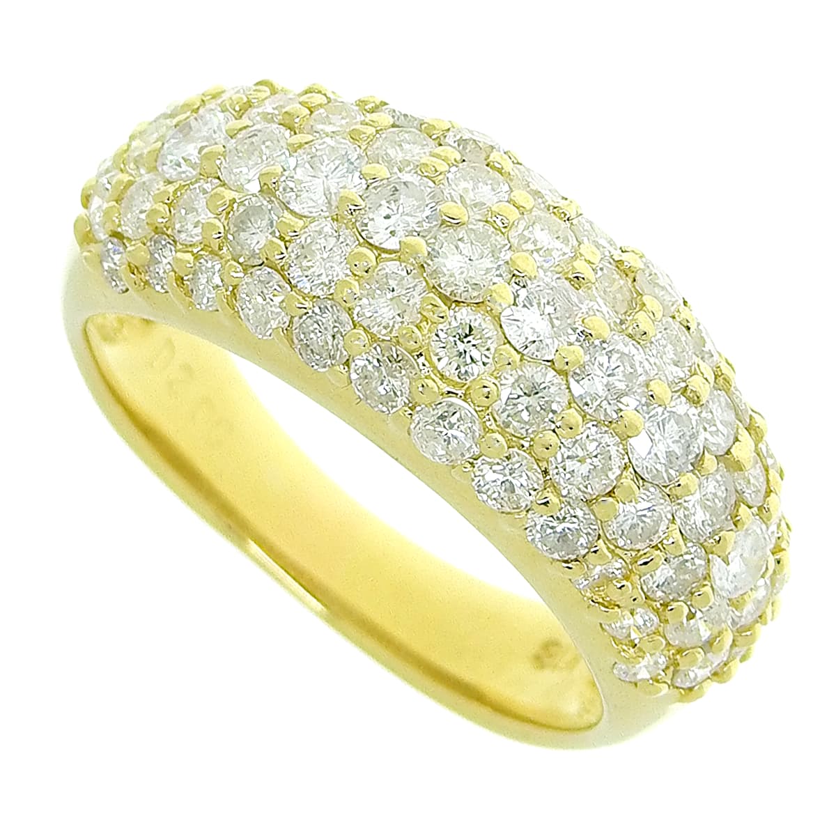 ダイヤモンド リング D2.06 イエローゴールド K18YG