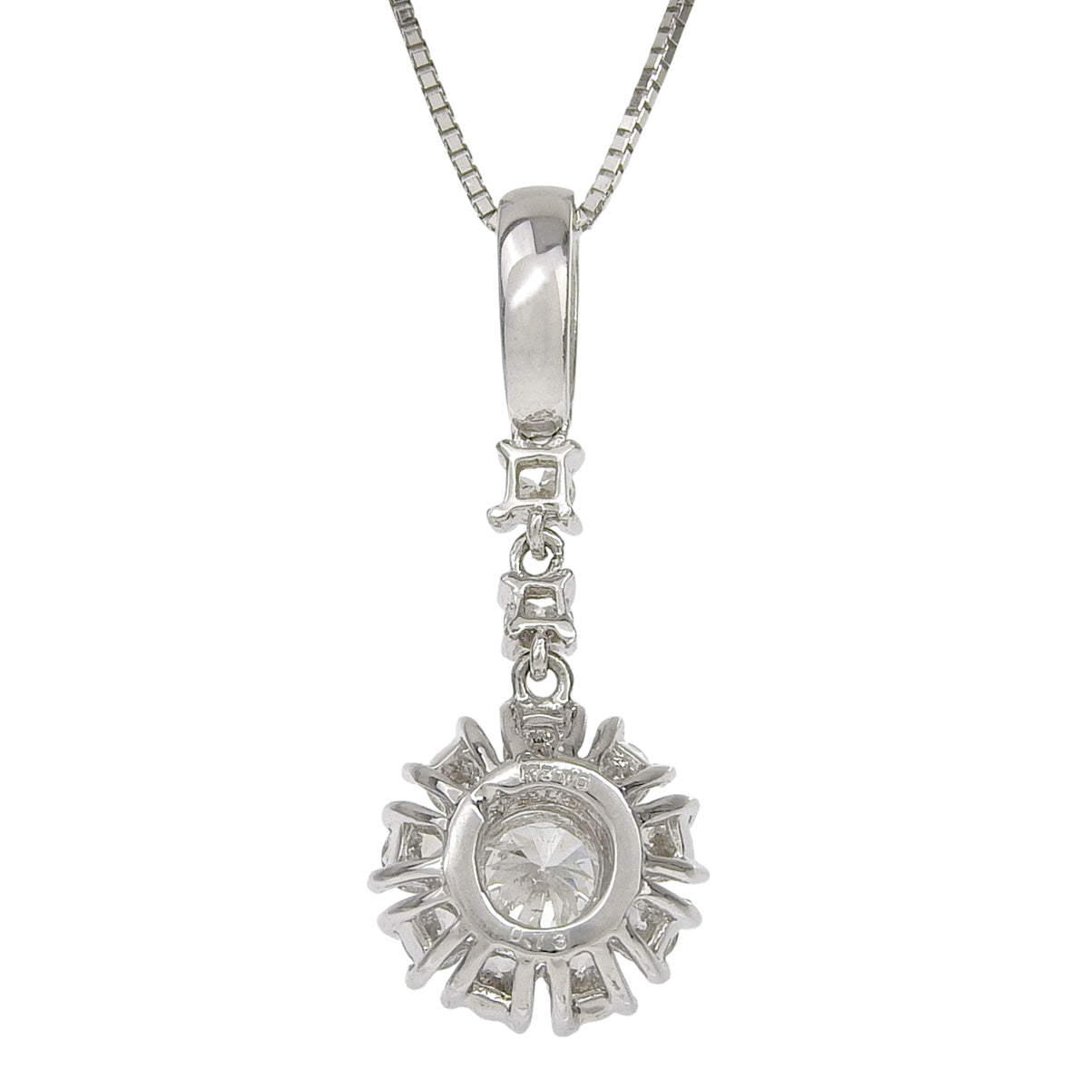 钻石项链 D0.73 白金 K18WG