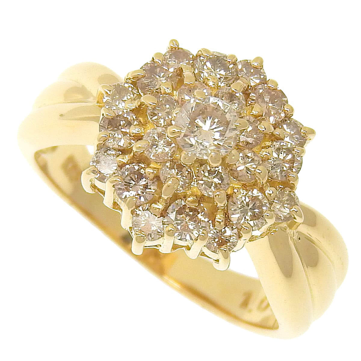 Diamond ring D1.00 Yellow gold K18YG