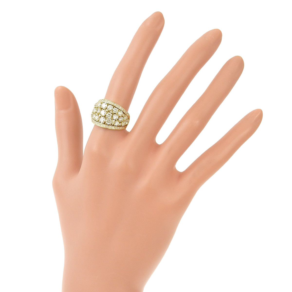 ダイヤモンド リング D3.10 イエローゴールド K18YG