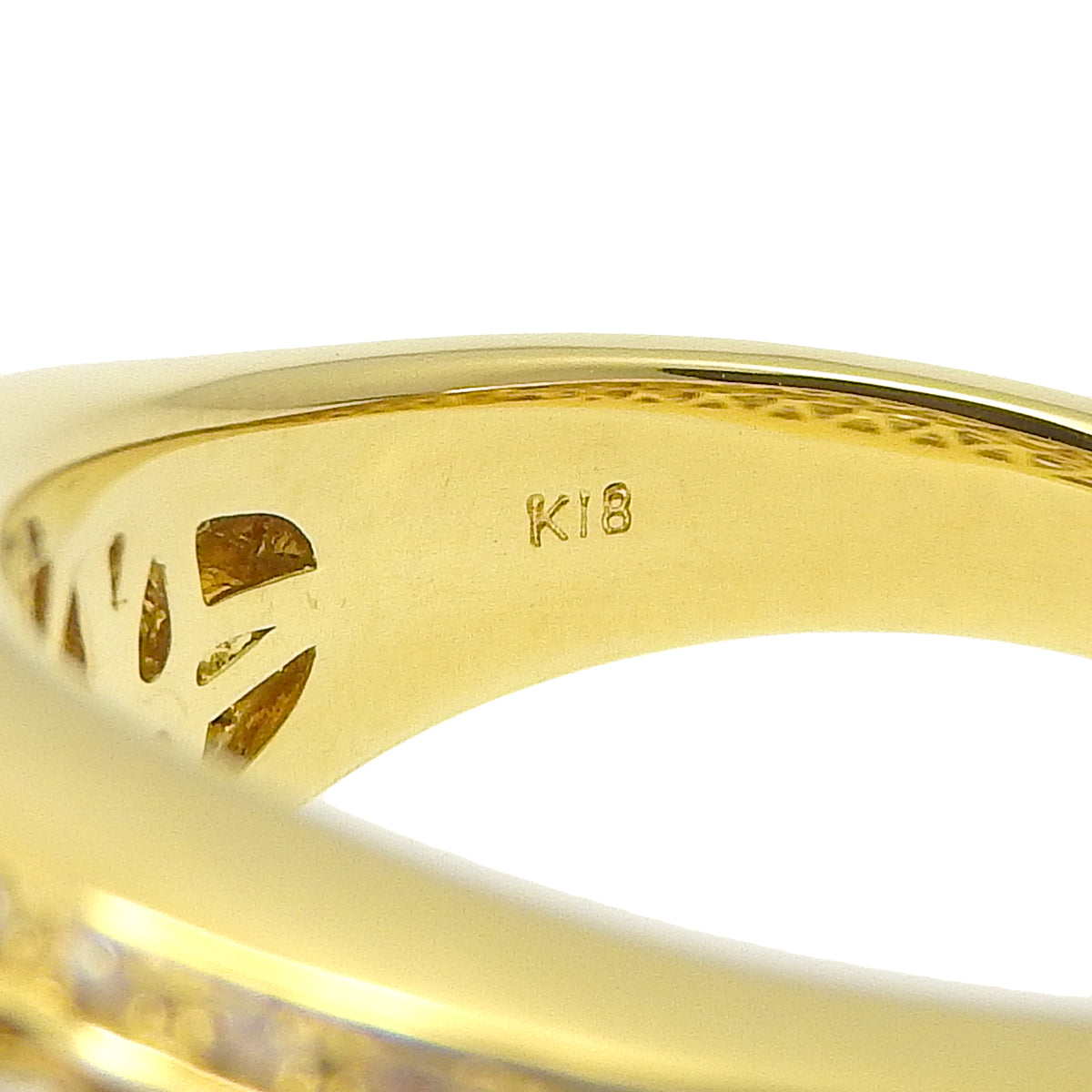 ダイヤモンド リング D3.10 イエローゴールド K18YG