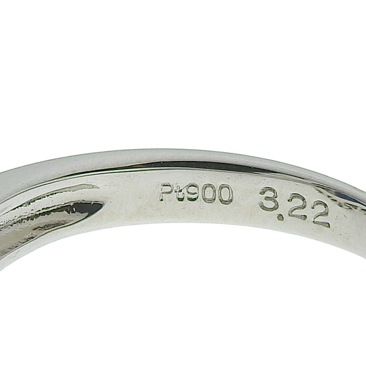 Sapphire and Diamond Ring, S3.22/D0.45, Platinum Pt900