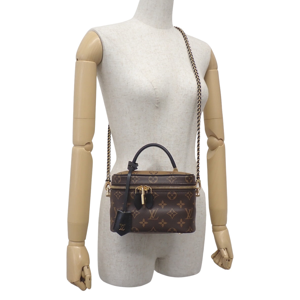 Vanity NV PM Monogram Canvas Monogram Reverse Canvas Brown Camel M45165