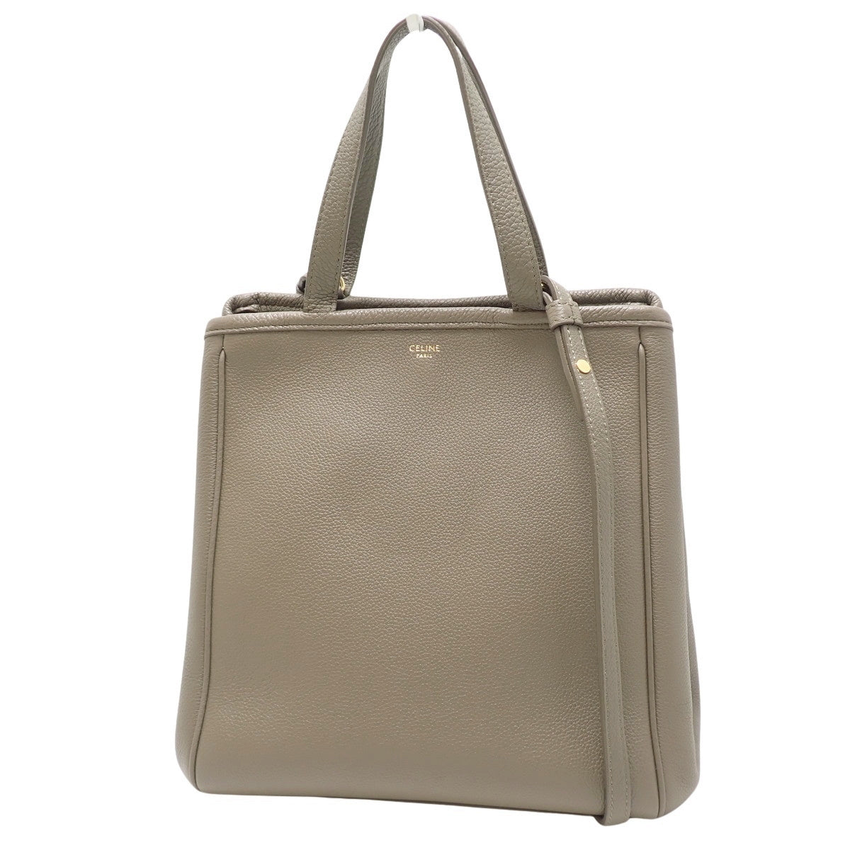 Small Fold Cava Leather Greige