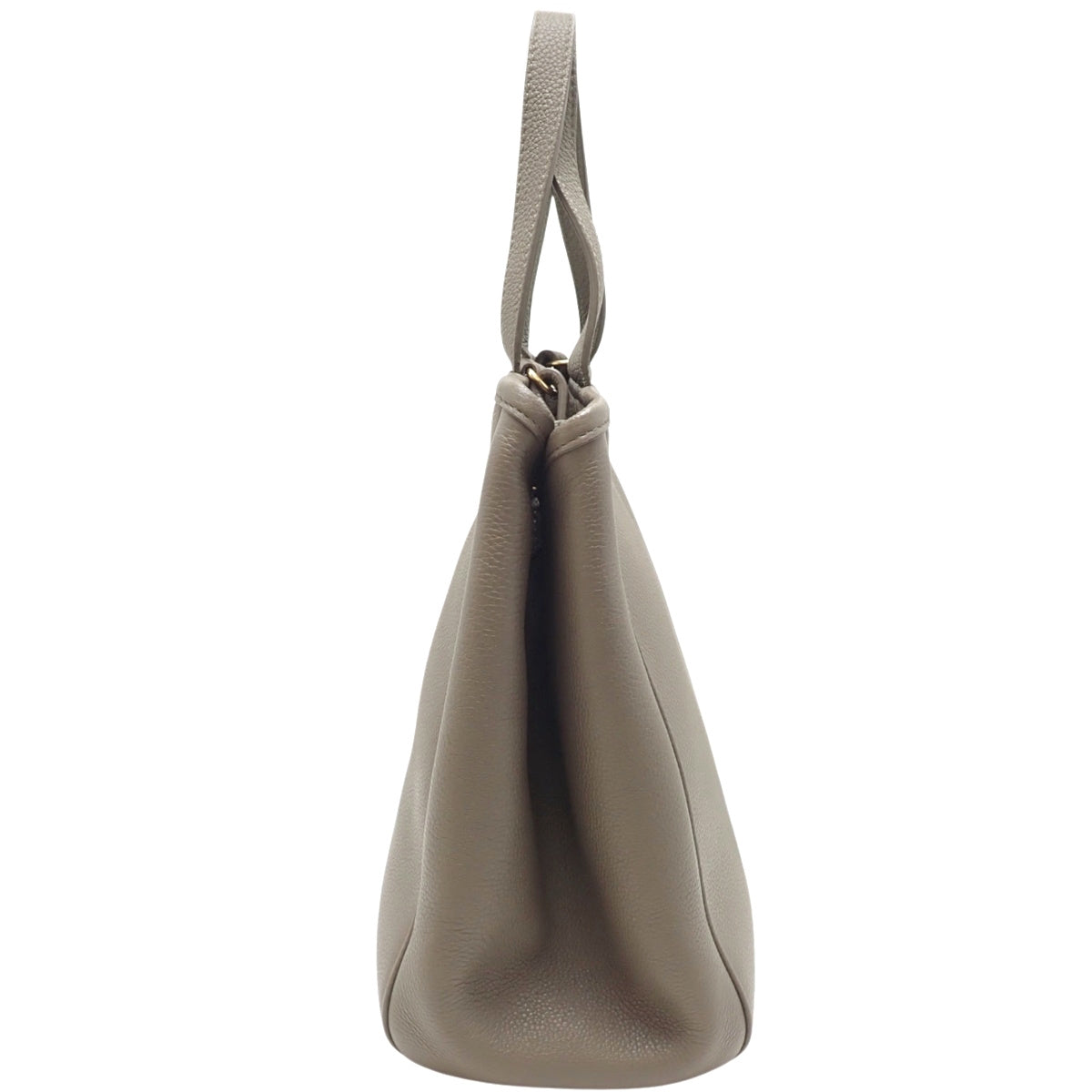 Small Fold Cava Leather Greige