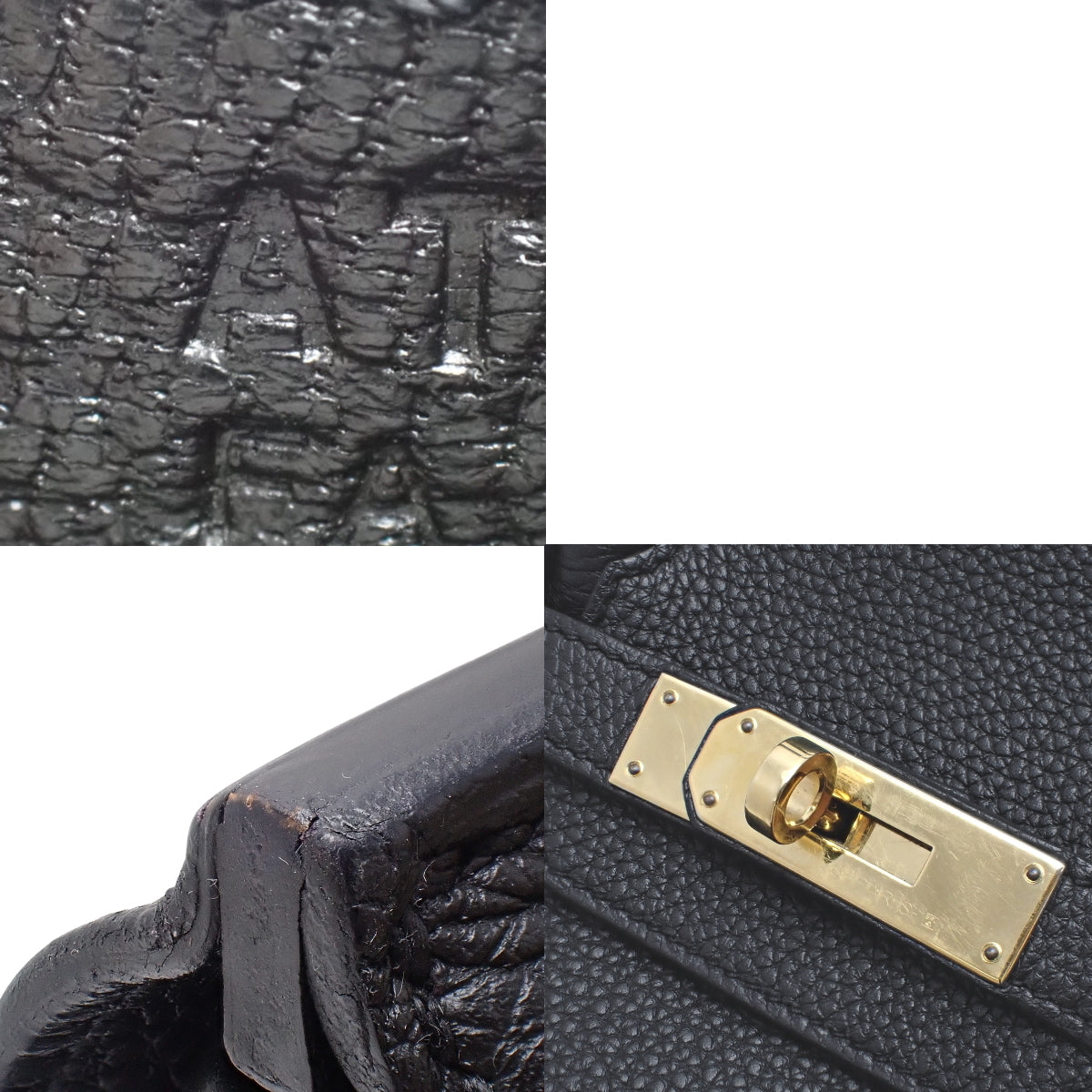 Birkin 30 Black Togo A Stamp