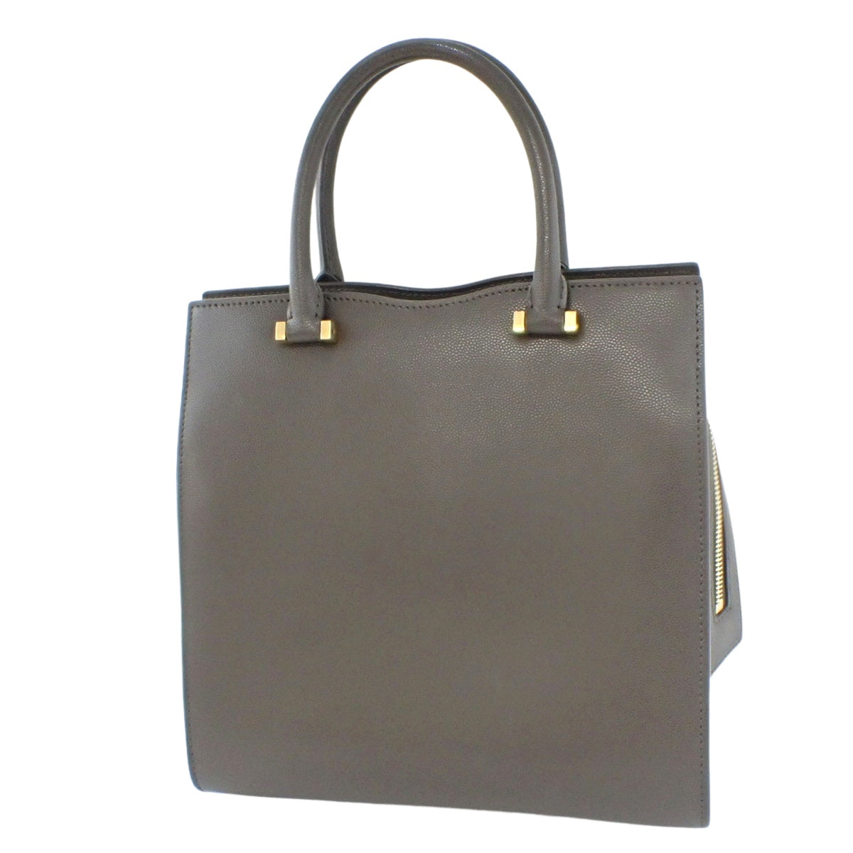 Uptown Small Bag, Leather, Gray, 561203