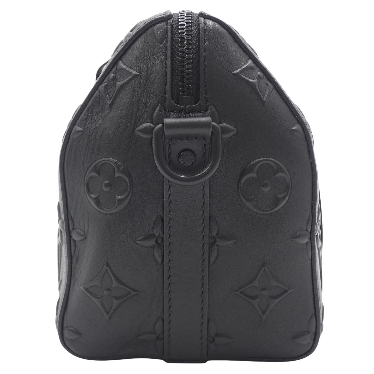Monogram Seal City Keepall Monogram Seal Leather Noir M57955
