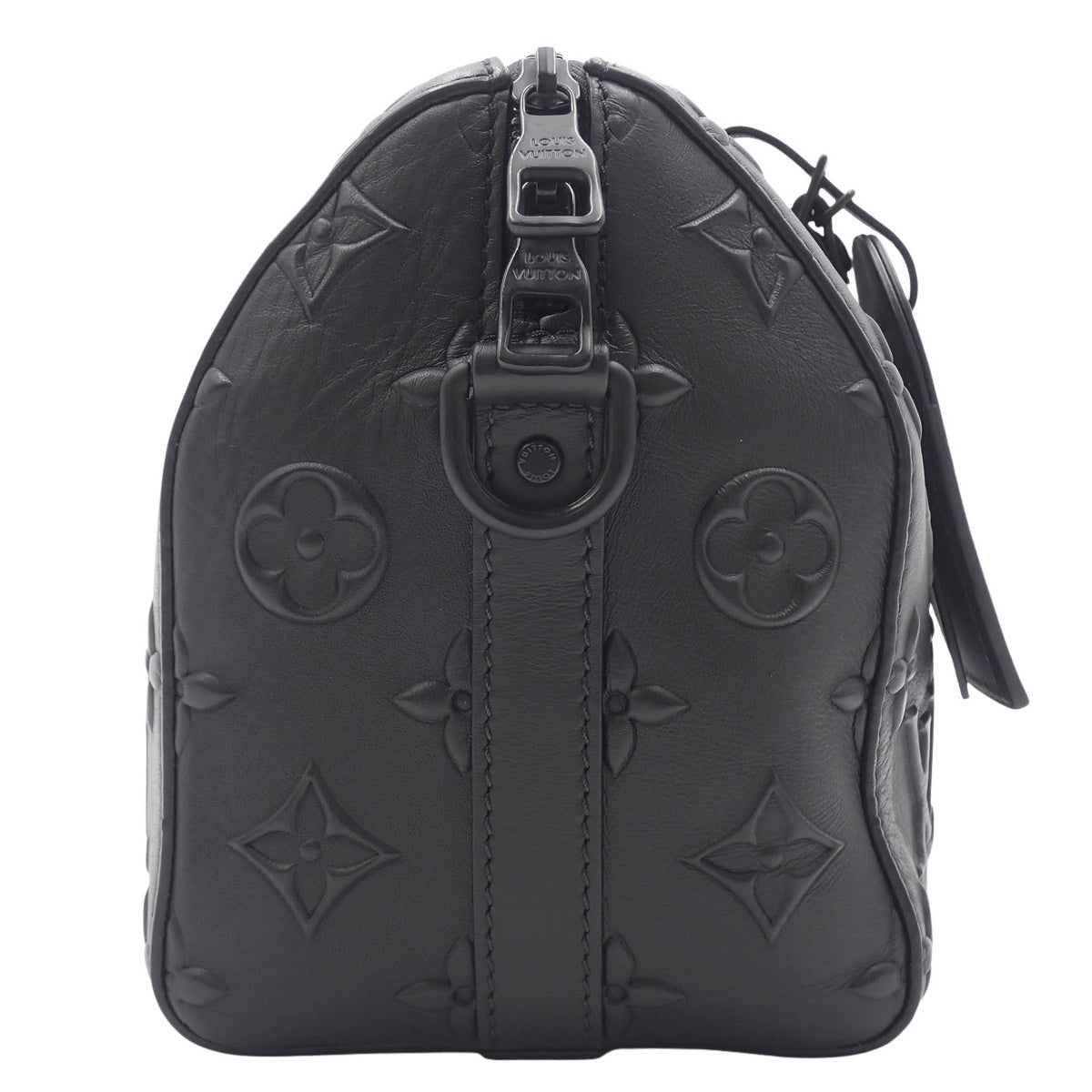 Monogram Seal City Keepall Monogram Seal Leather Noir M57955