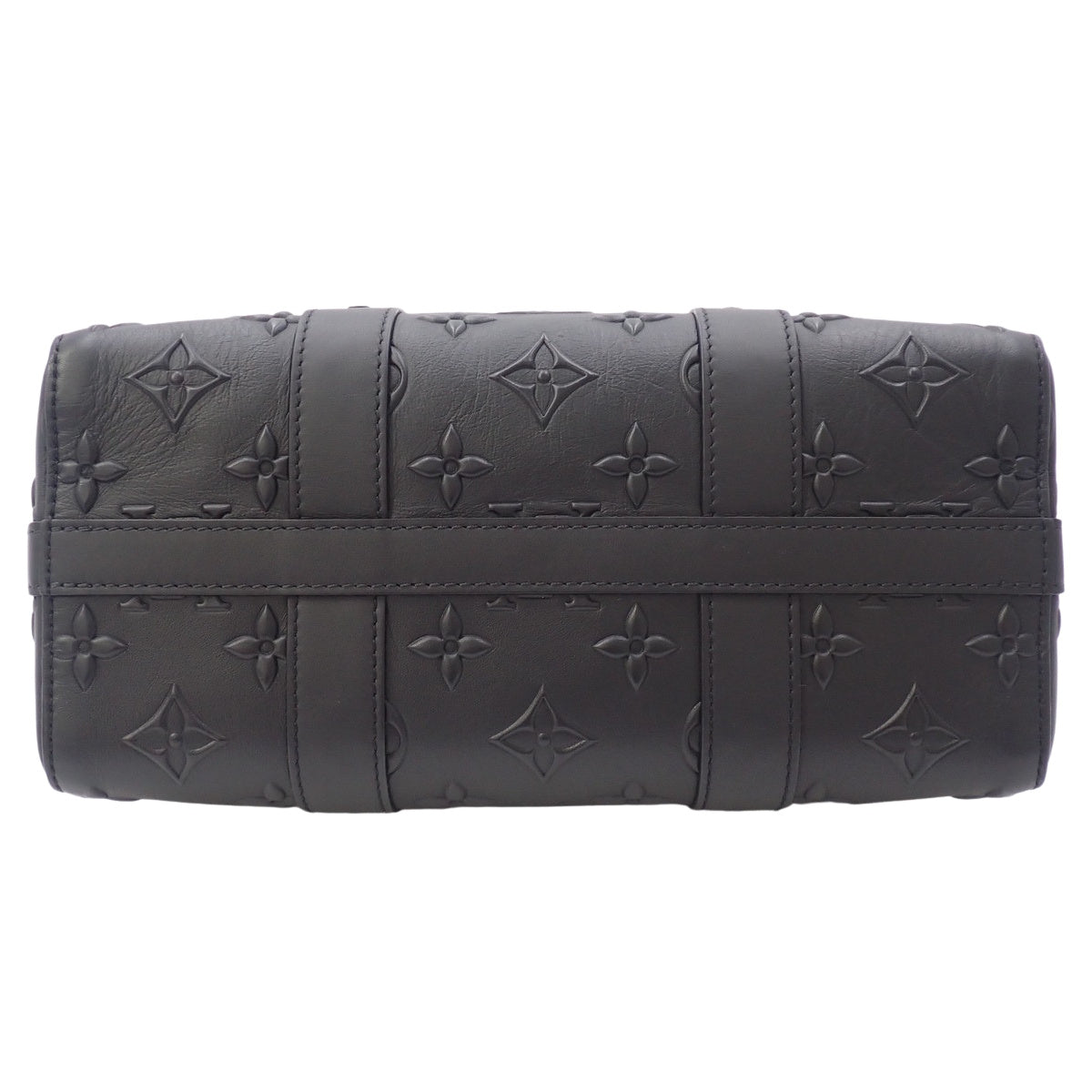 Monogram Seal City Keepall Monogram Seal Leather Noir M57955