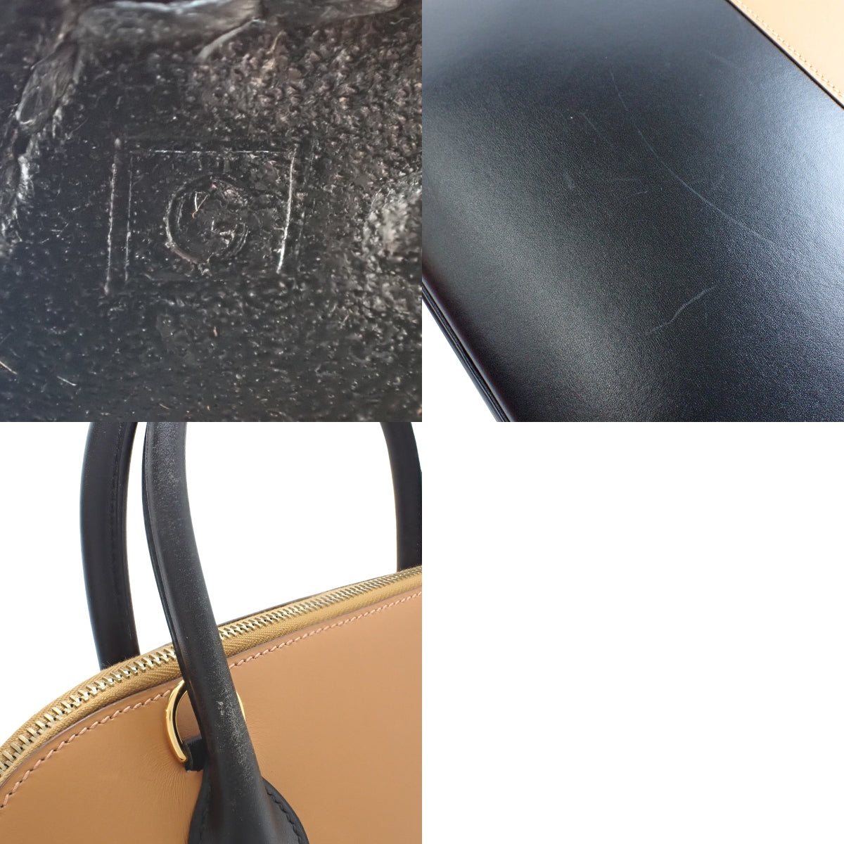 Bolide 31 Box Calf Leather Veau Chamonix Natural ▢G Stamp