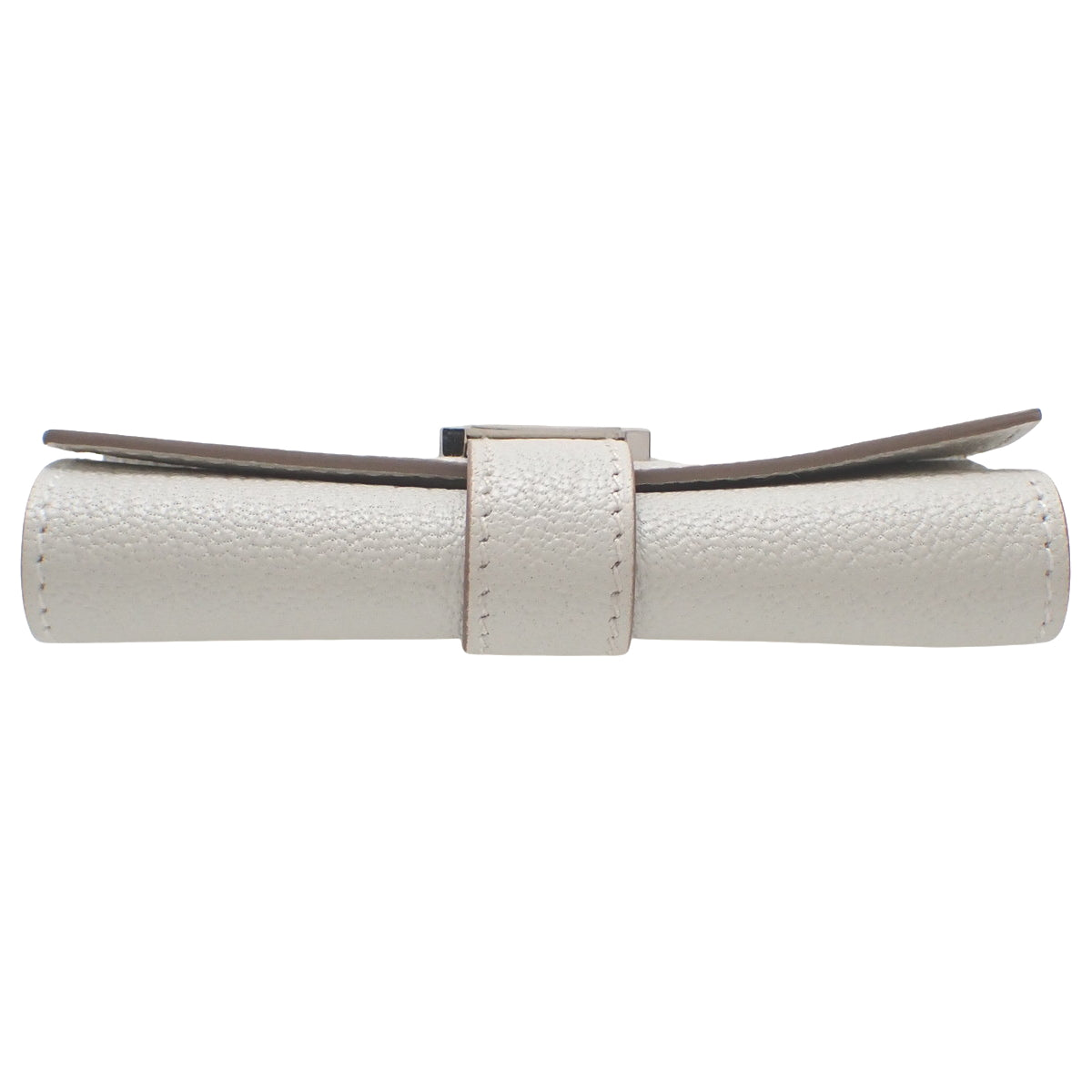 Bearn Key Case, Chevre, Palladium Hardware, Mushroom, B Stamp