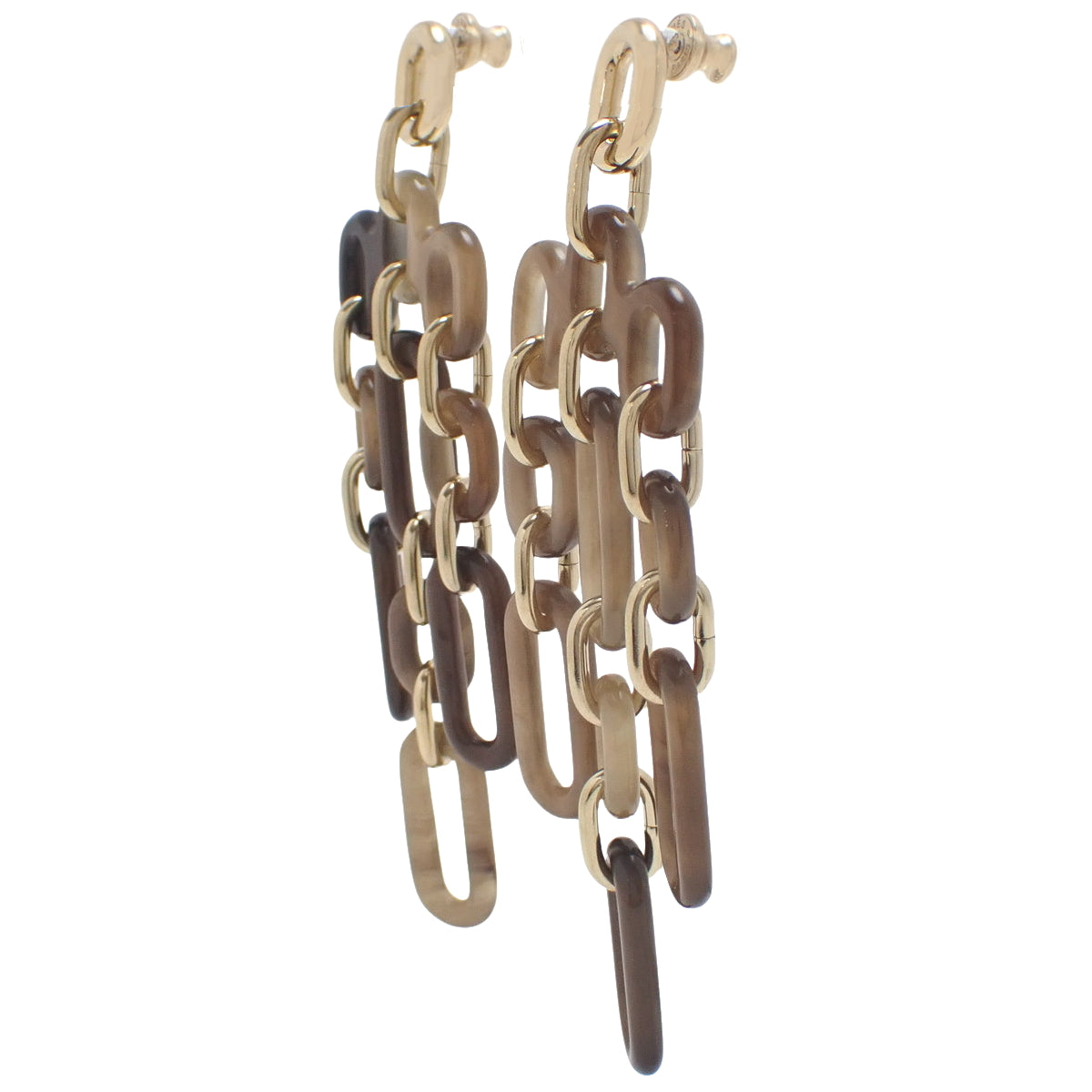 Régille Buffalo Horn Metal Earrings (GP)