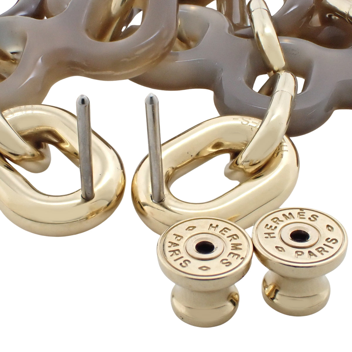 レジーユ ピアス バッファローホーン メタル(GP)