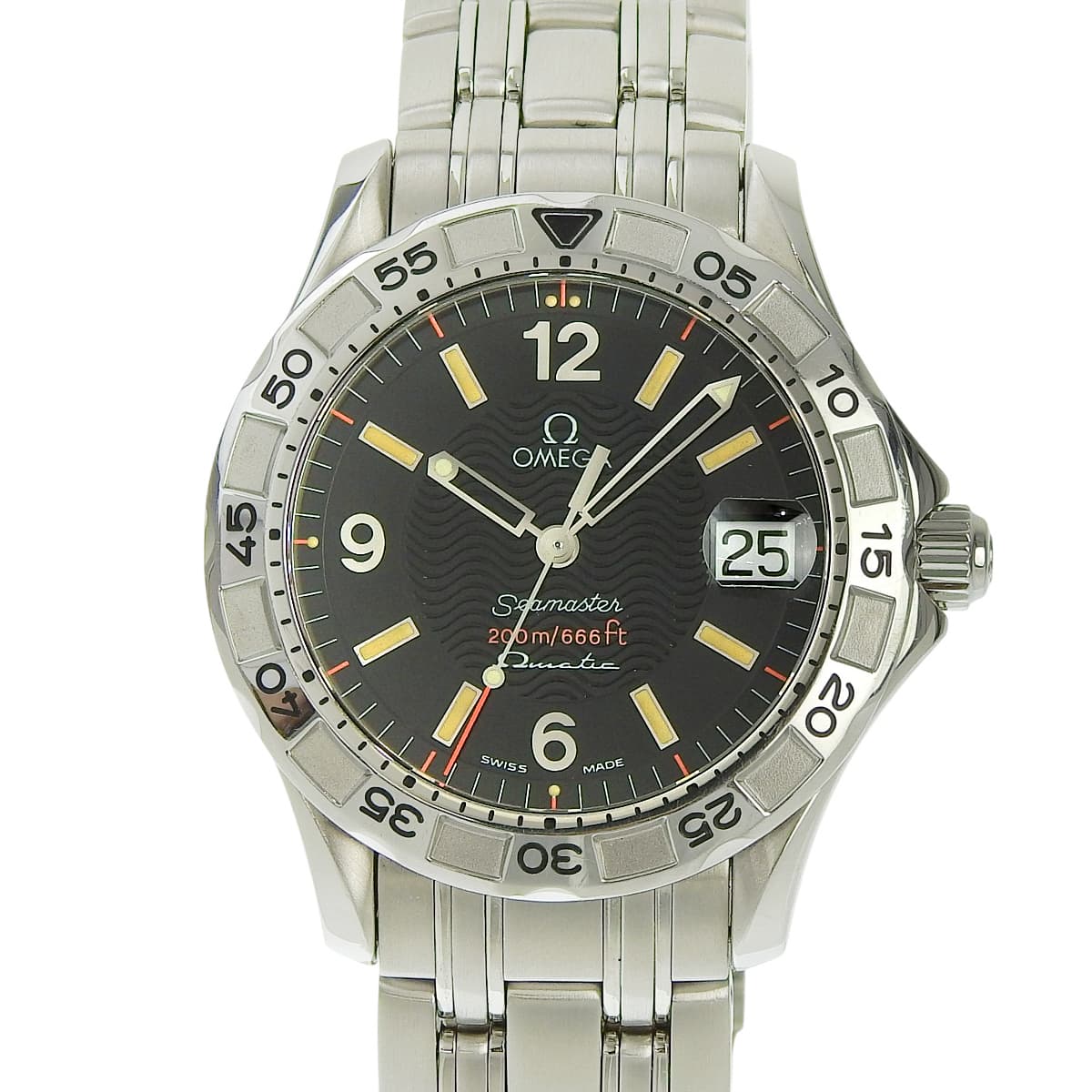 Seamaster 2516.50 SS Black Autoquartz Men's