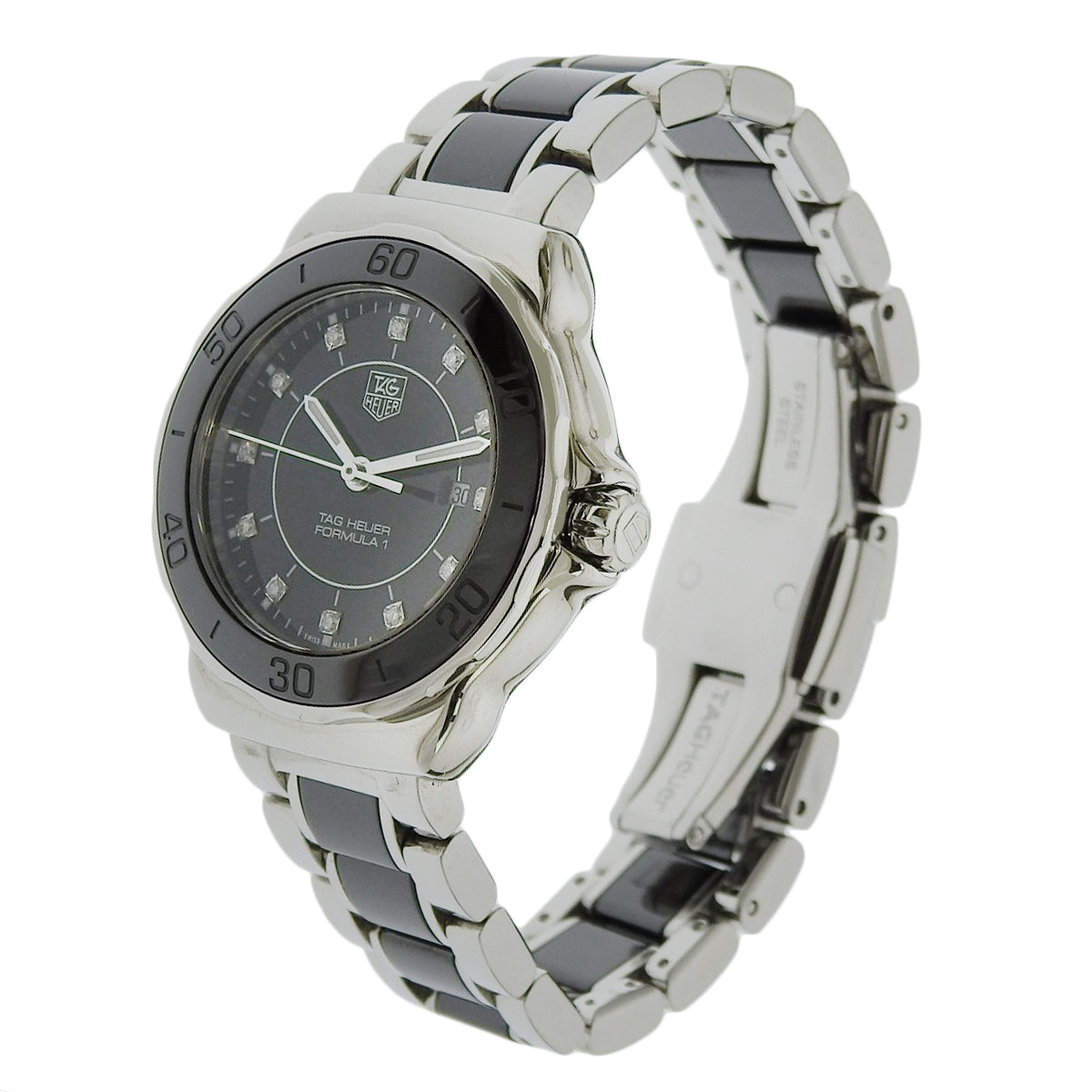 Formula 1 12PD WAH1314.BA0867 SS/CE 12PD 石英女表