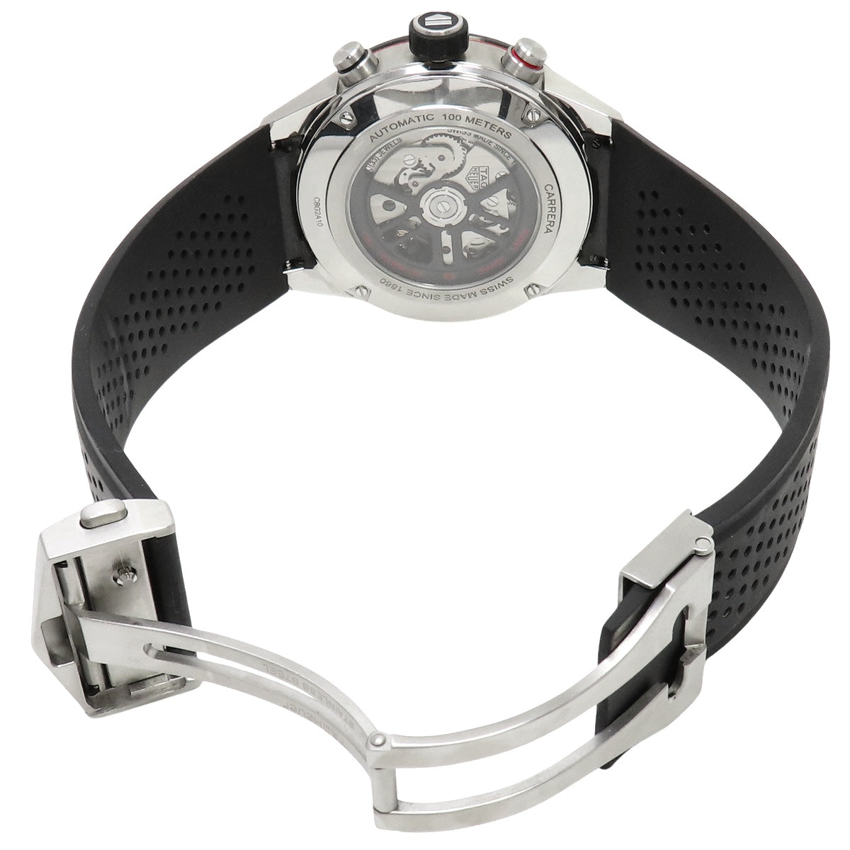 CBG2A10.BA0654 卡莱拉系列 Heuer 02 机芯计时码表 不锈钢/橡胶自动上链