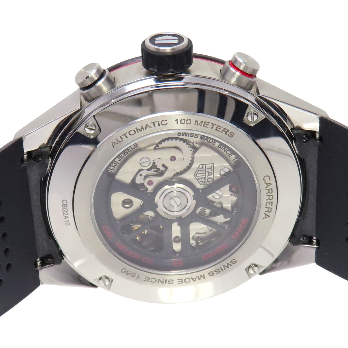 CBG2A10.BA0654 卡莱拉系列 Heuer 02 机芯计时码表 不锈钢/橡胶自动上链