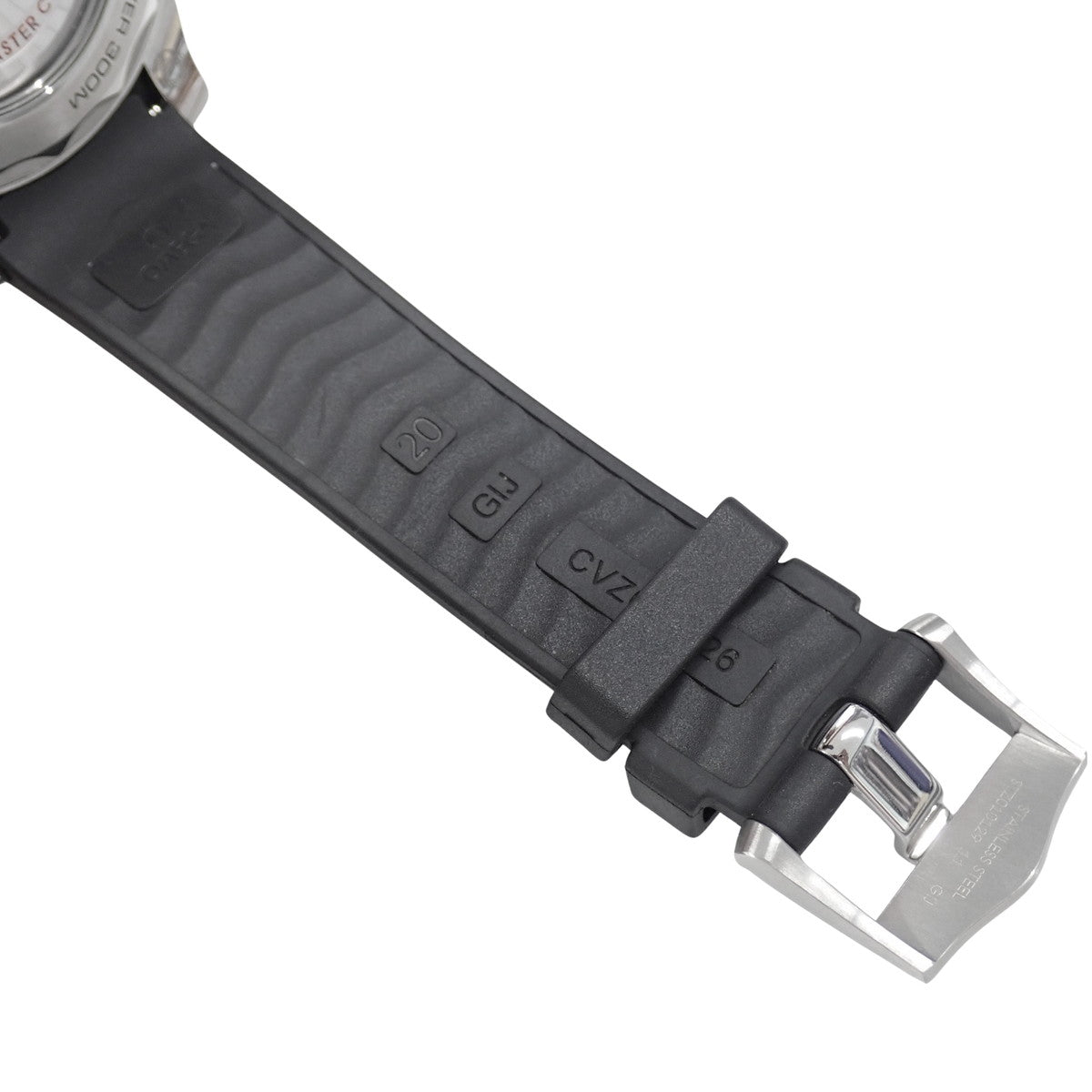 海马系列300米潜水表 210.32.42.20.01.001 精钢/橡胶表带 黑色 自动上链