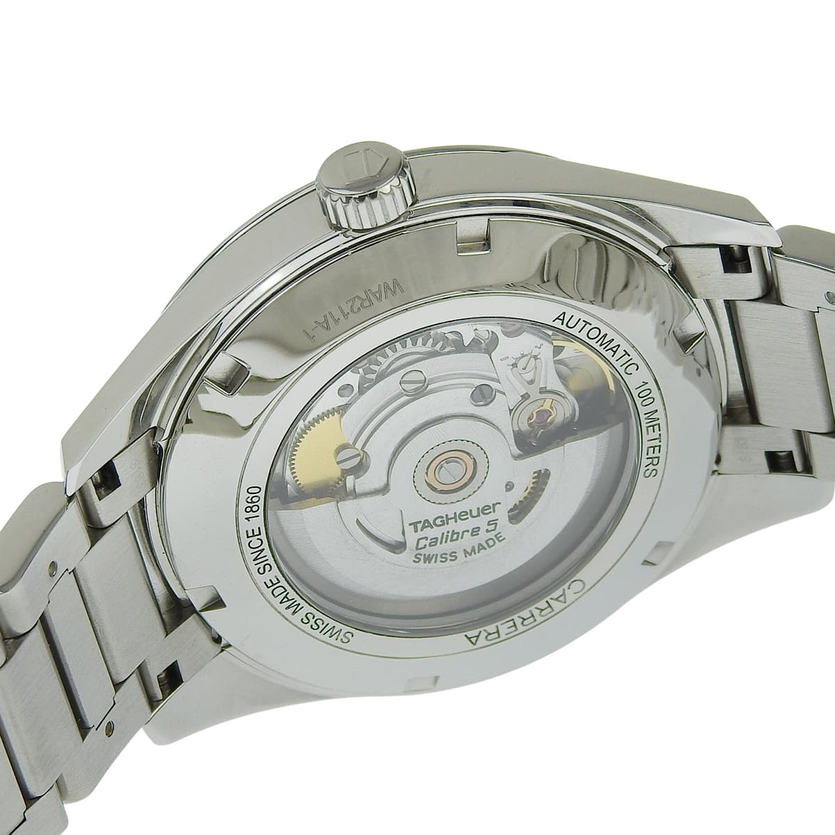 卡莱拉 Caliber 5 WAR211A-1 不锈钢黑色自动男士腕表