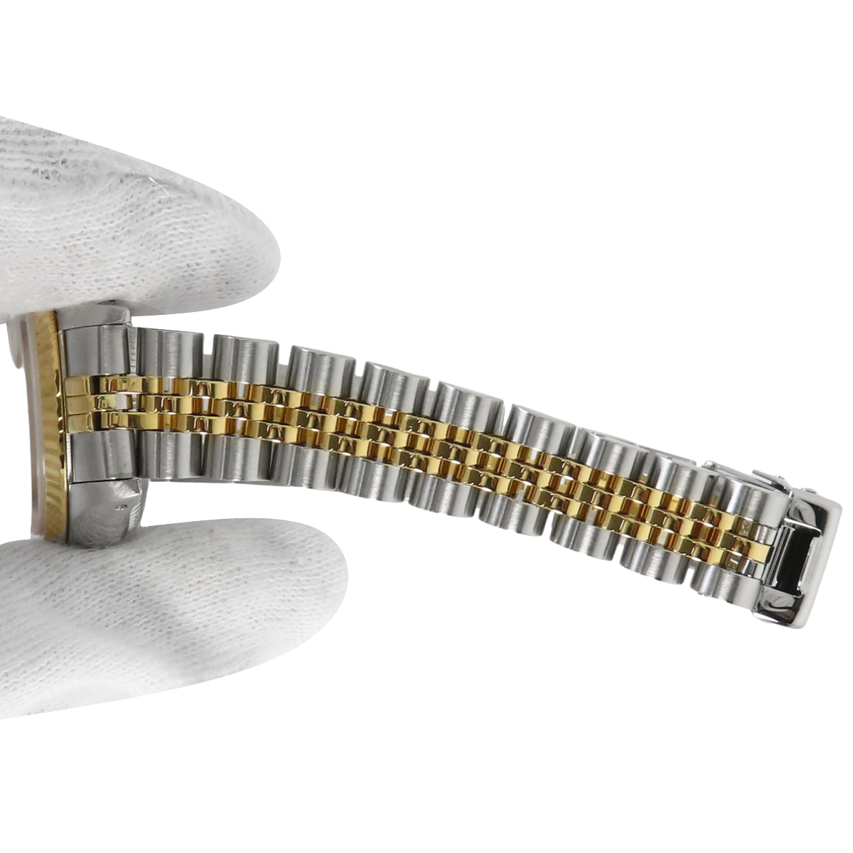 69173 日志型腕表 YG/SS S号 自动上链 香槟金