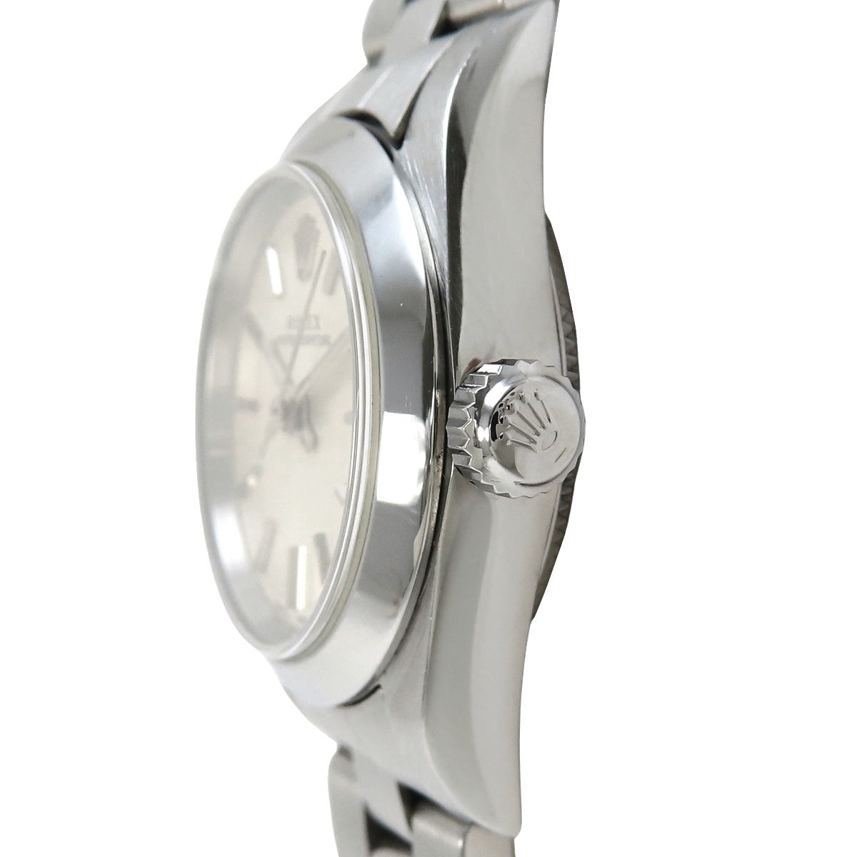 76080 蚝式恒动型 不锈钢 A字头 自动上链 银色