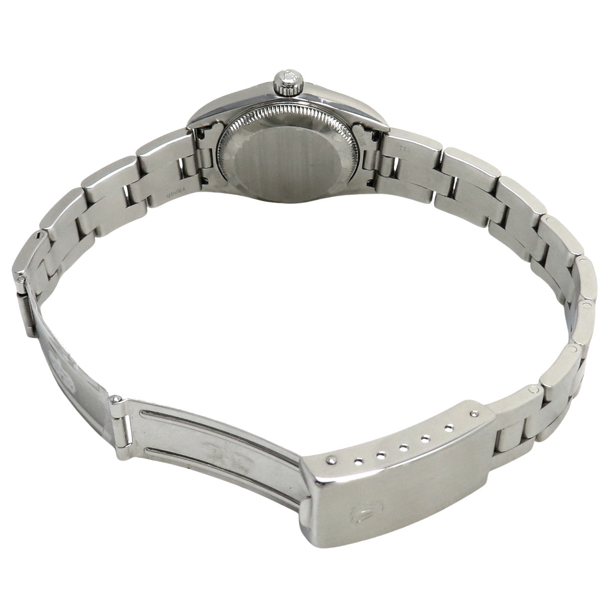 76080 蚝式恒动型 不锈钢 A字头 自动上链 银色